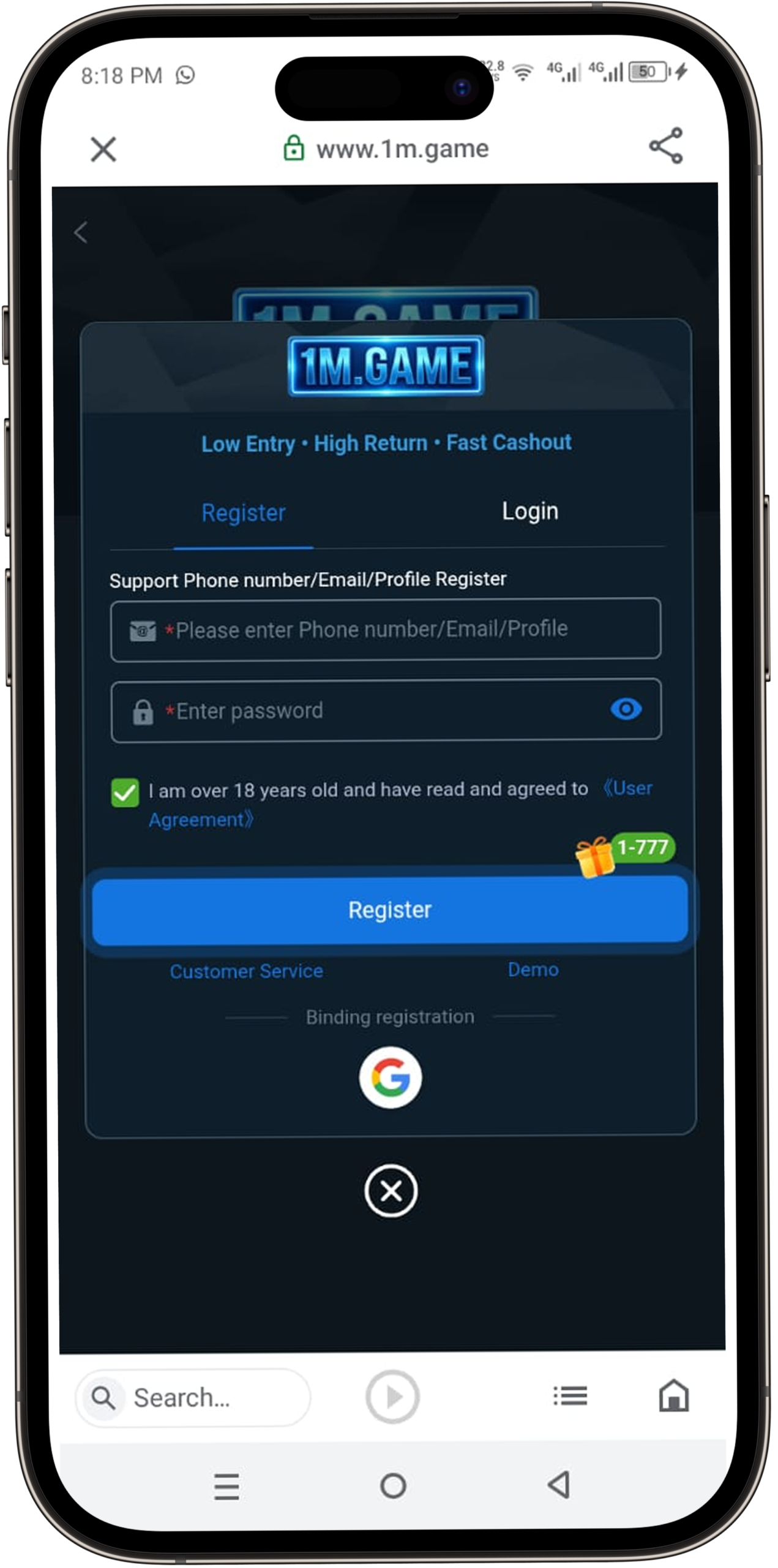 1M Game Download APK (Real Money & Rewards App) in Pakistan 2026 2
