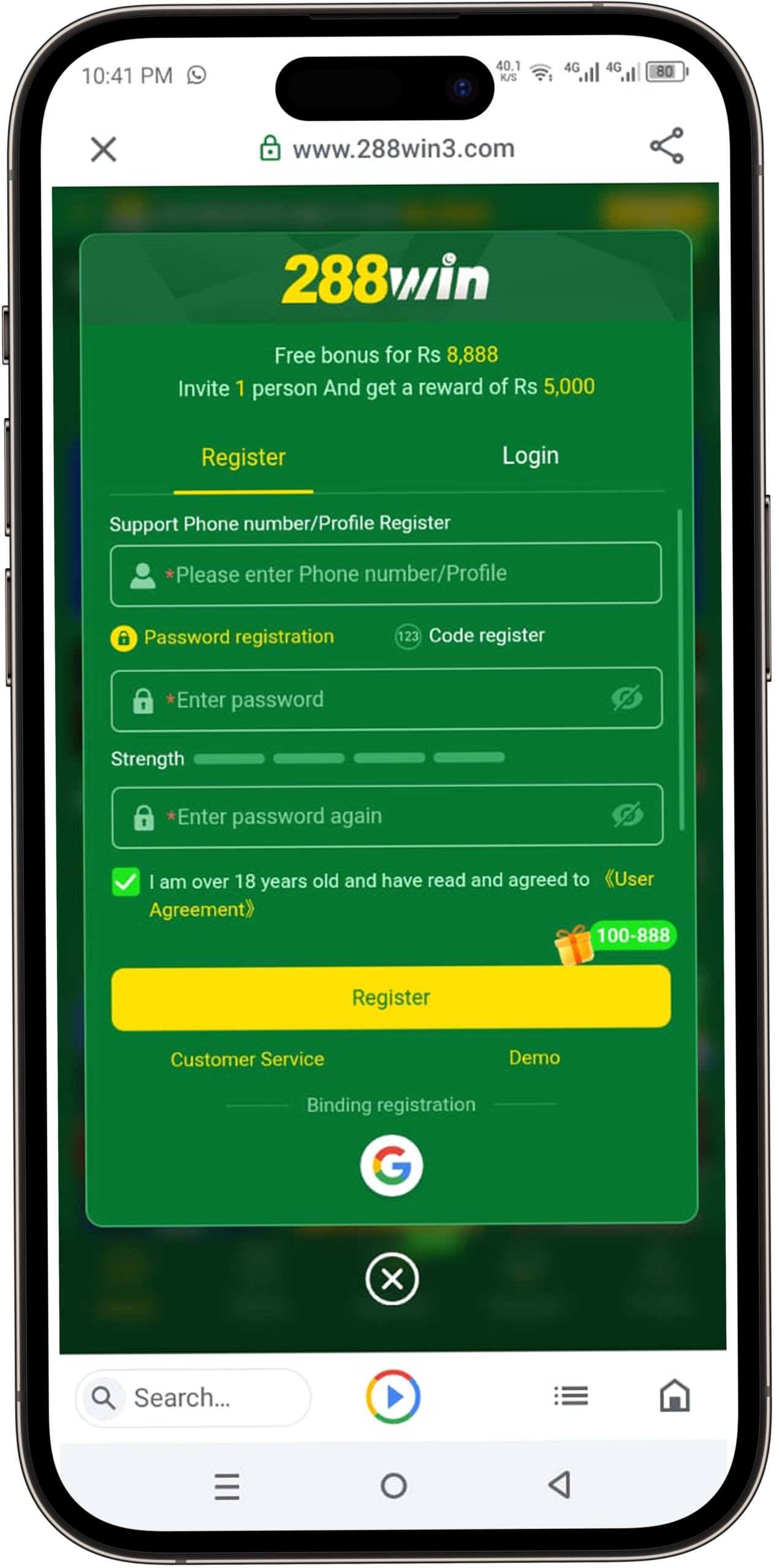 288 Win Game Download Latest Version APK for Android Pakistan 2026 2