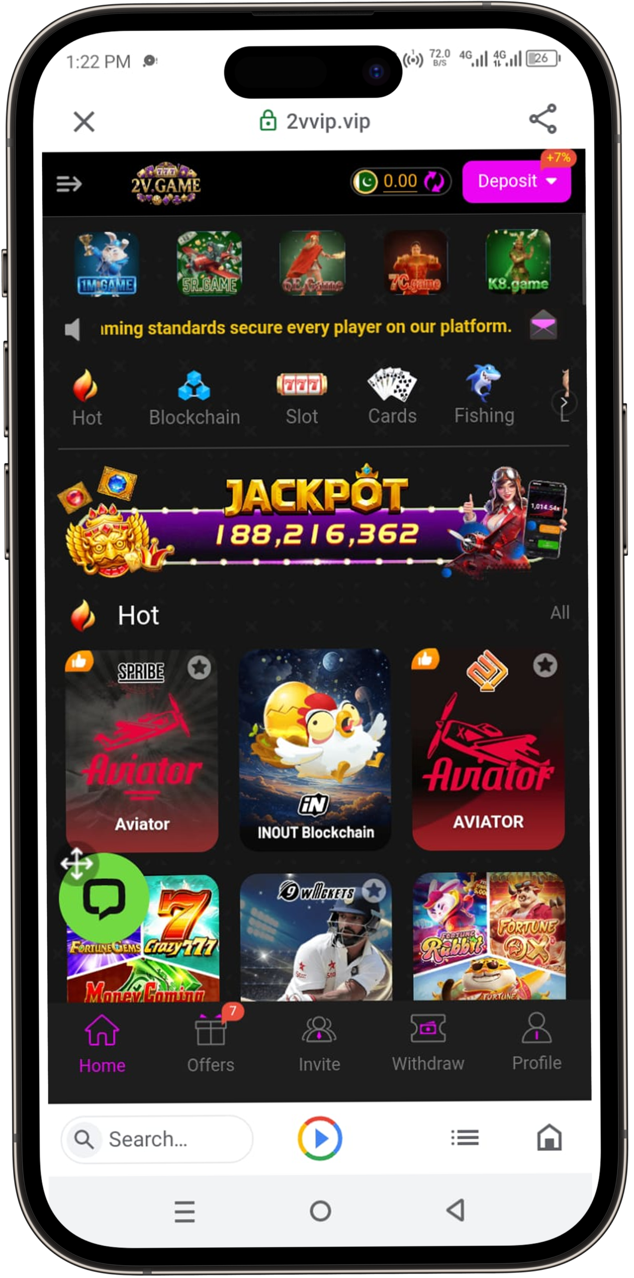 2V Game Download (Latest Earning Casino Platform) 2026 3