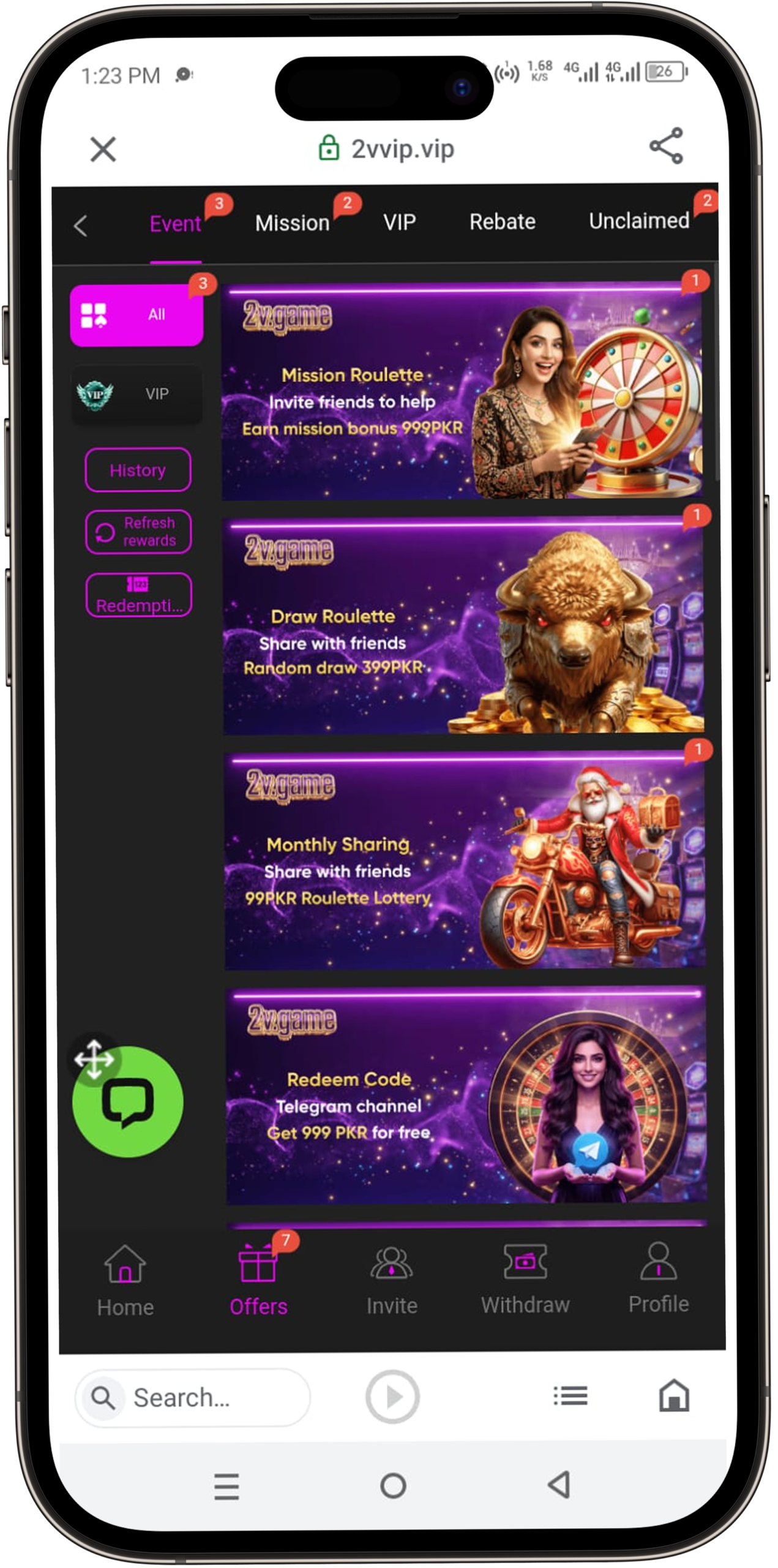 2V Game Download (Latest Earning Casino Platform) 2026 4