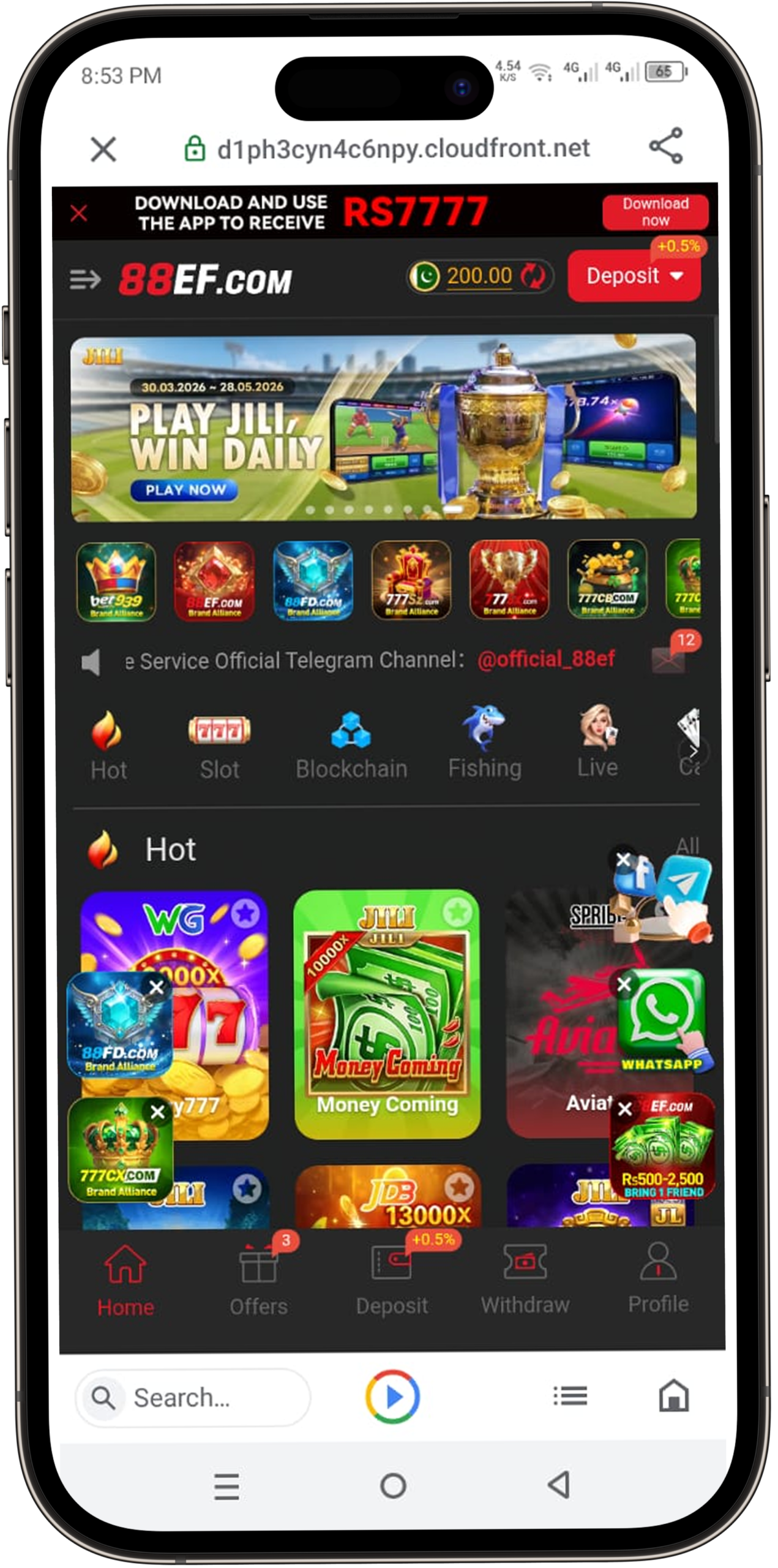 88EF Game Download APK (Real Earning App) in Pakistan 2026 3