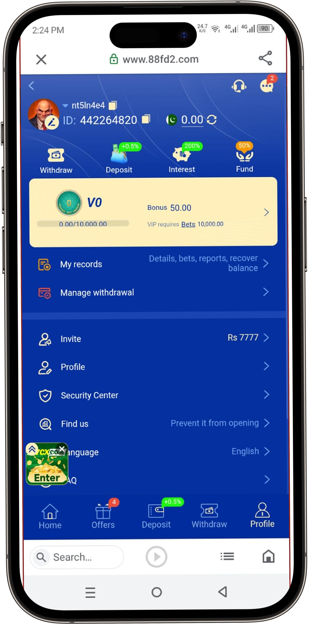 88FD Game Download APK (Top Earning App 2026) for Android 6