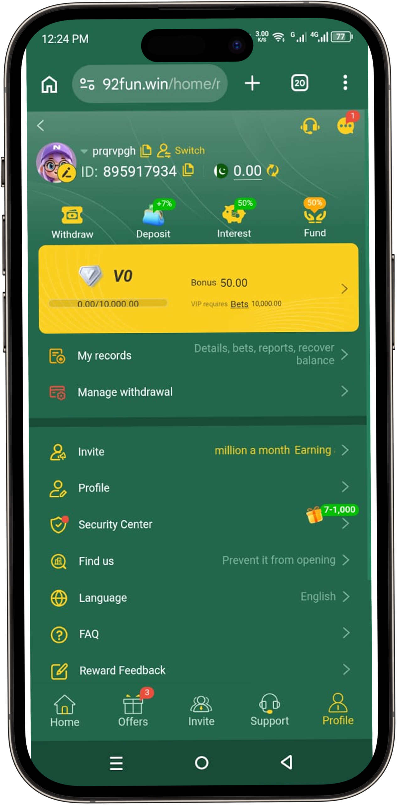 92Fun Game Download For Android Best  Real Earning App in Pakistan (2026 Guide) 5