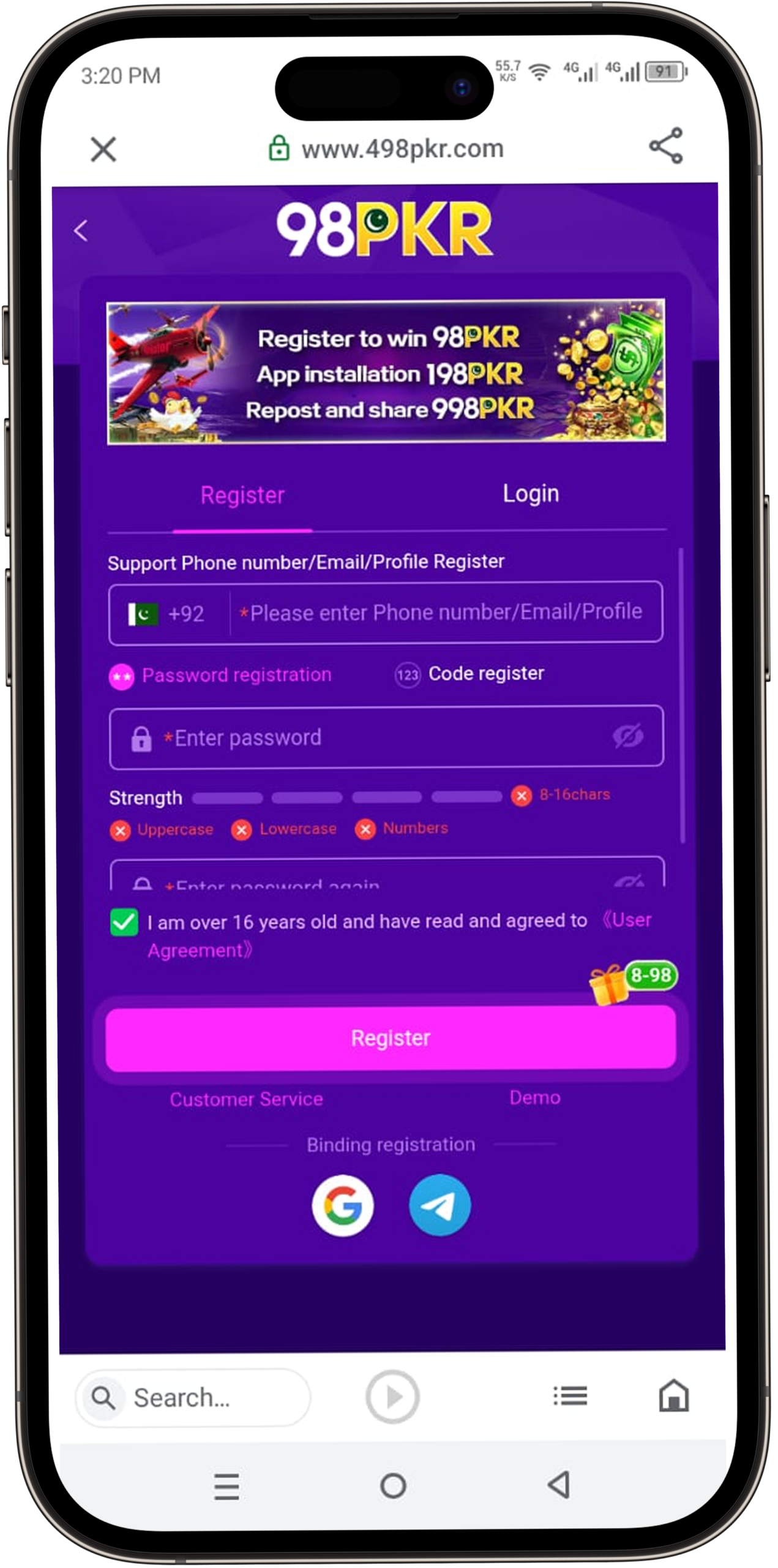 98 PKR Game Download APK 1(Real Earning App) for Android in Pakistan 2026 2
