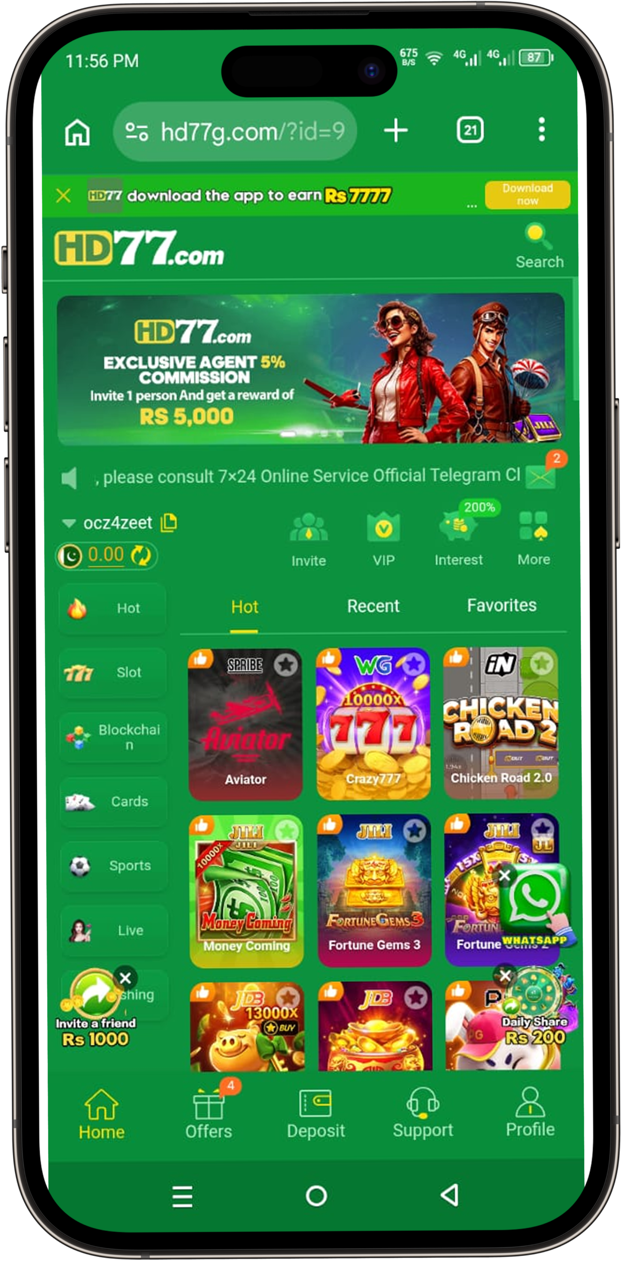 HD77 Game An Best New Earning App 2026 for Android Users in Pakistan 3