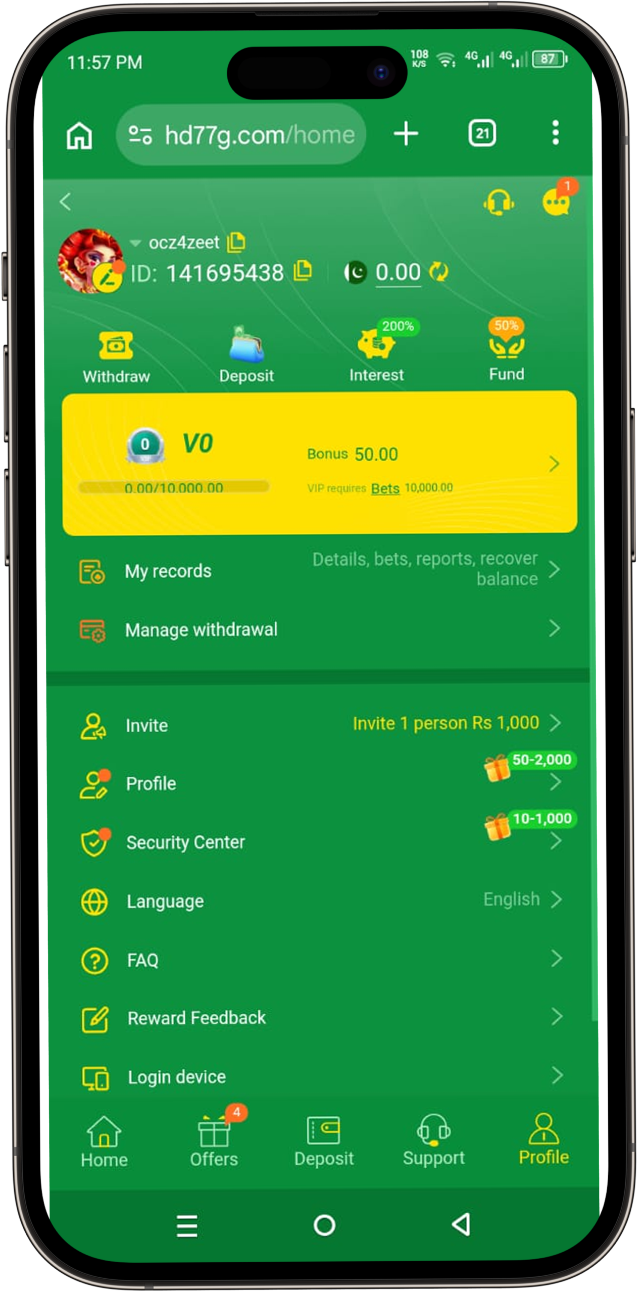HD77 Game An Best New Earning App 2026 for Android Users in Pakistan 5
