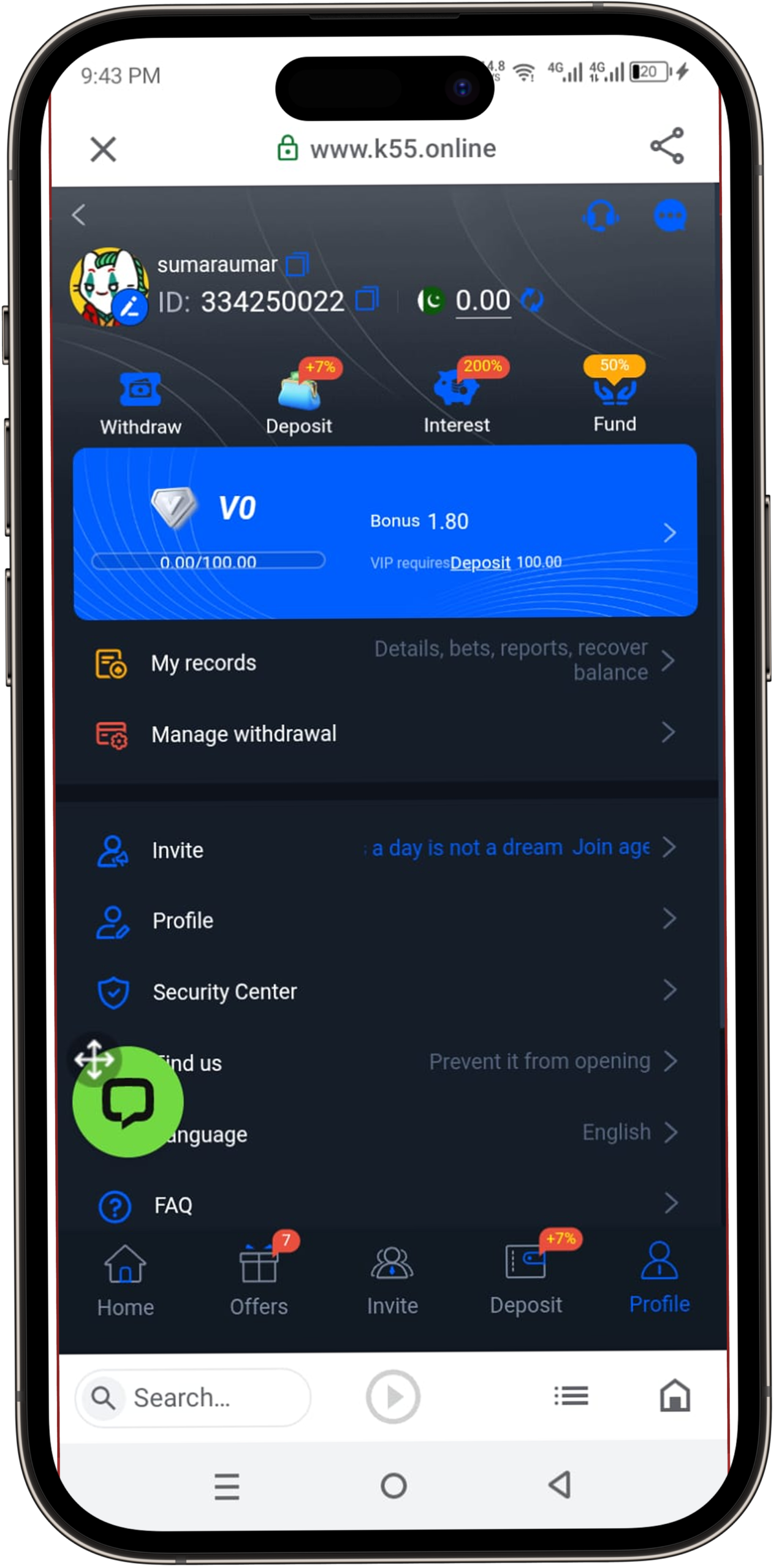K55 Game Download APK 2026 New Best Real Earning App in Pakistan 6