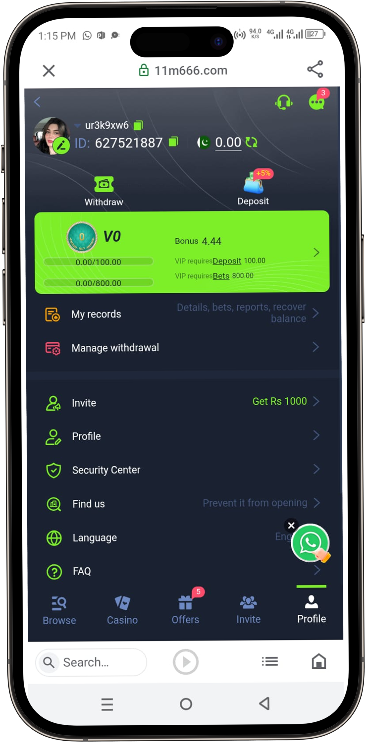 M666 Game Download APK 2026 – Real Earning App for Android in Pakistan 5