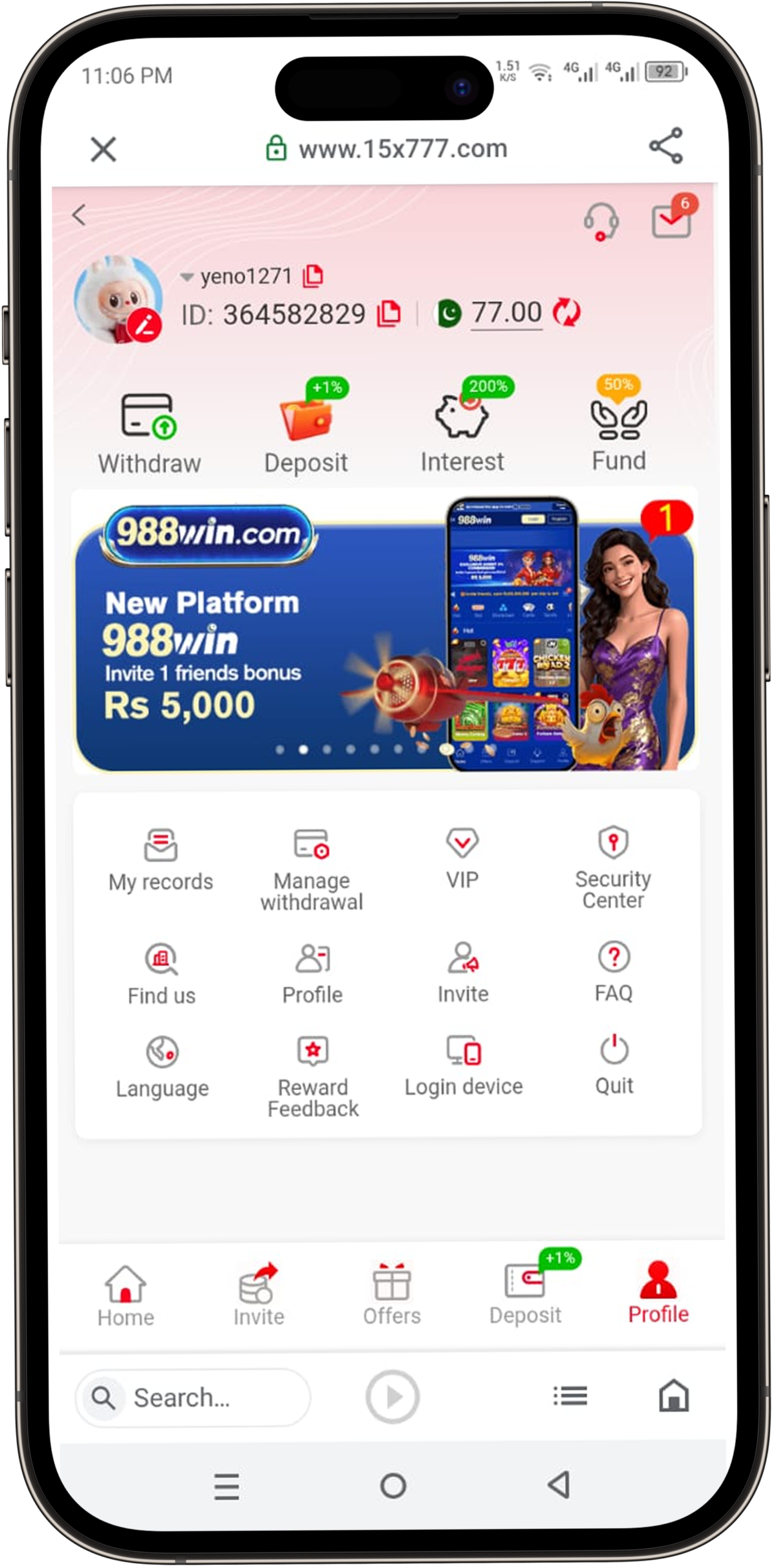 X777 Game Download 2026 New Earning App in Pakistan for Android 6