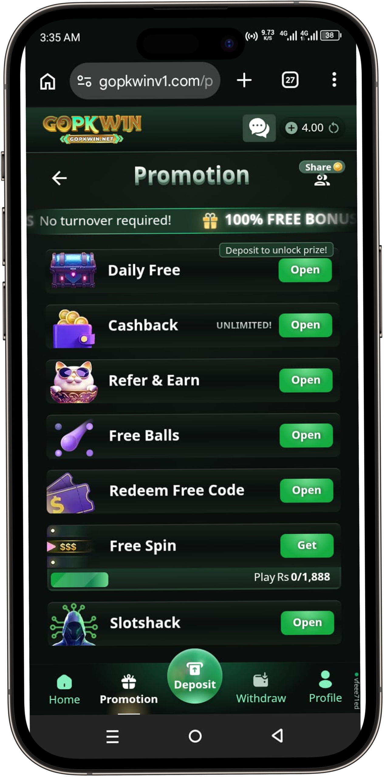 GopkWin Game – APK Download, Login Guide & Winning Strategy (2026) 4