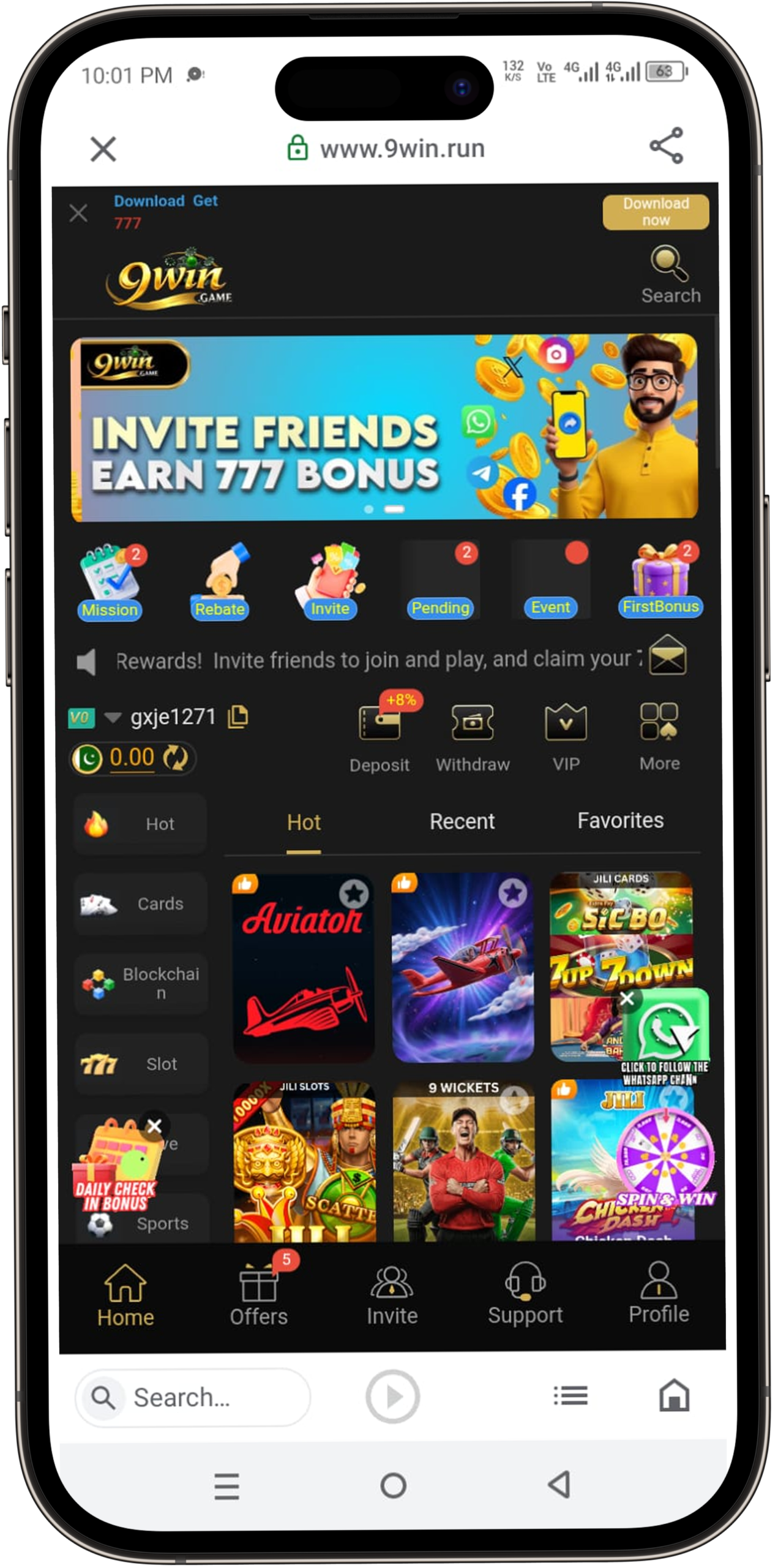 9Win Game Download APK 2026 – Play & Earn in Pakistan 3