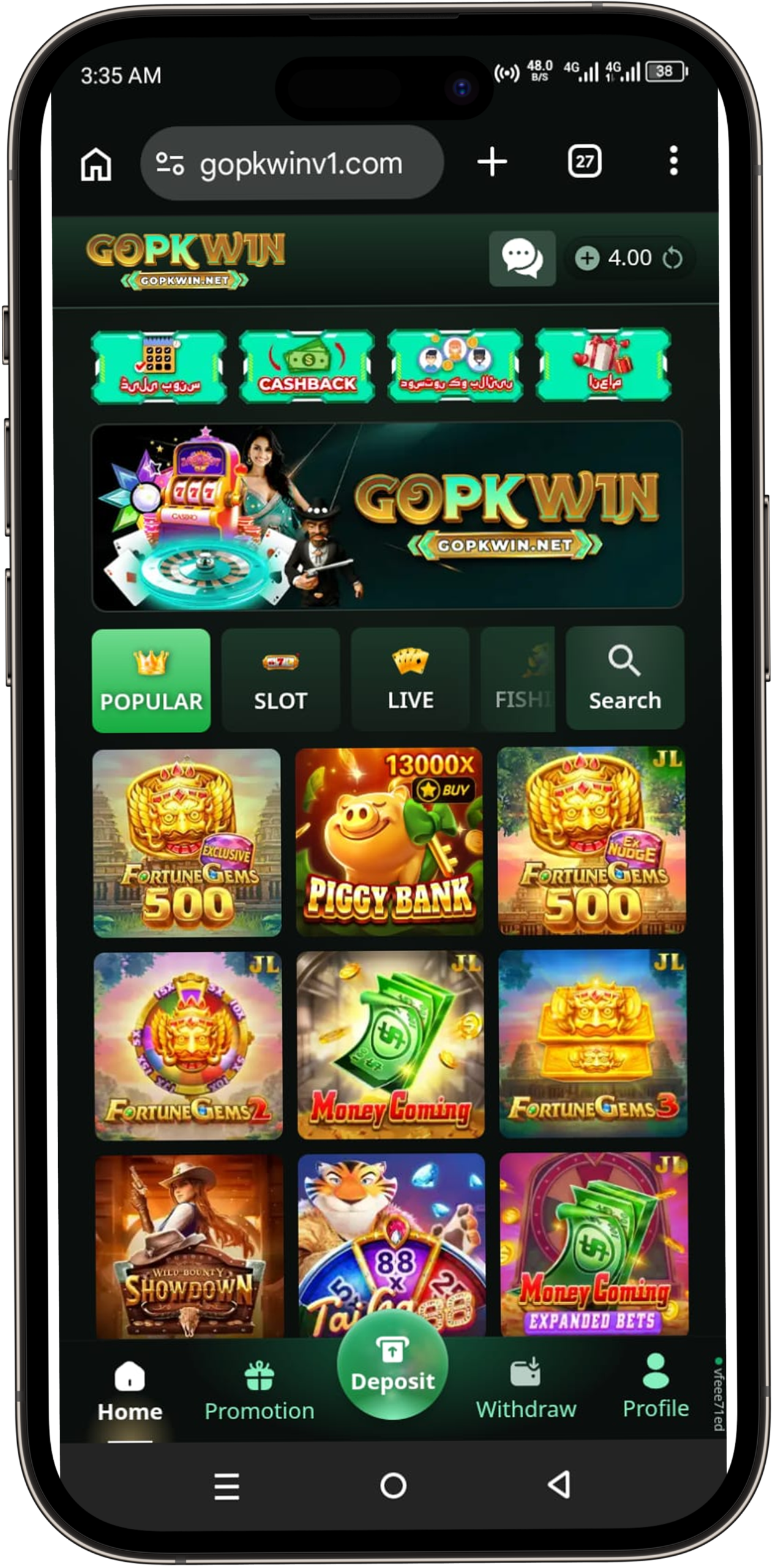 GopkWin Game – APK Download, Login Guide & Winning Strategy (2026) 3