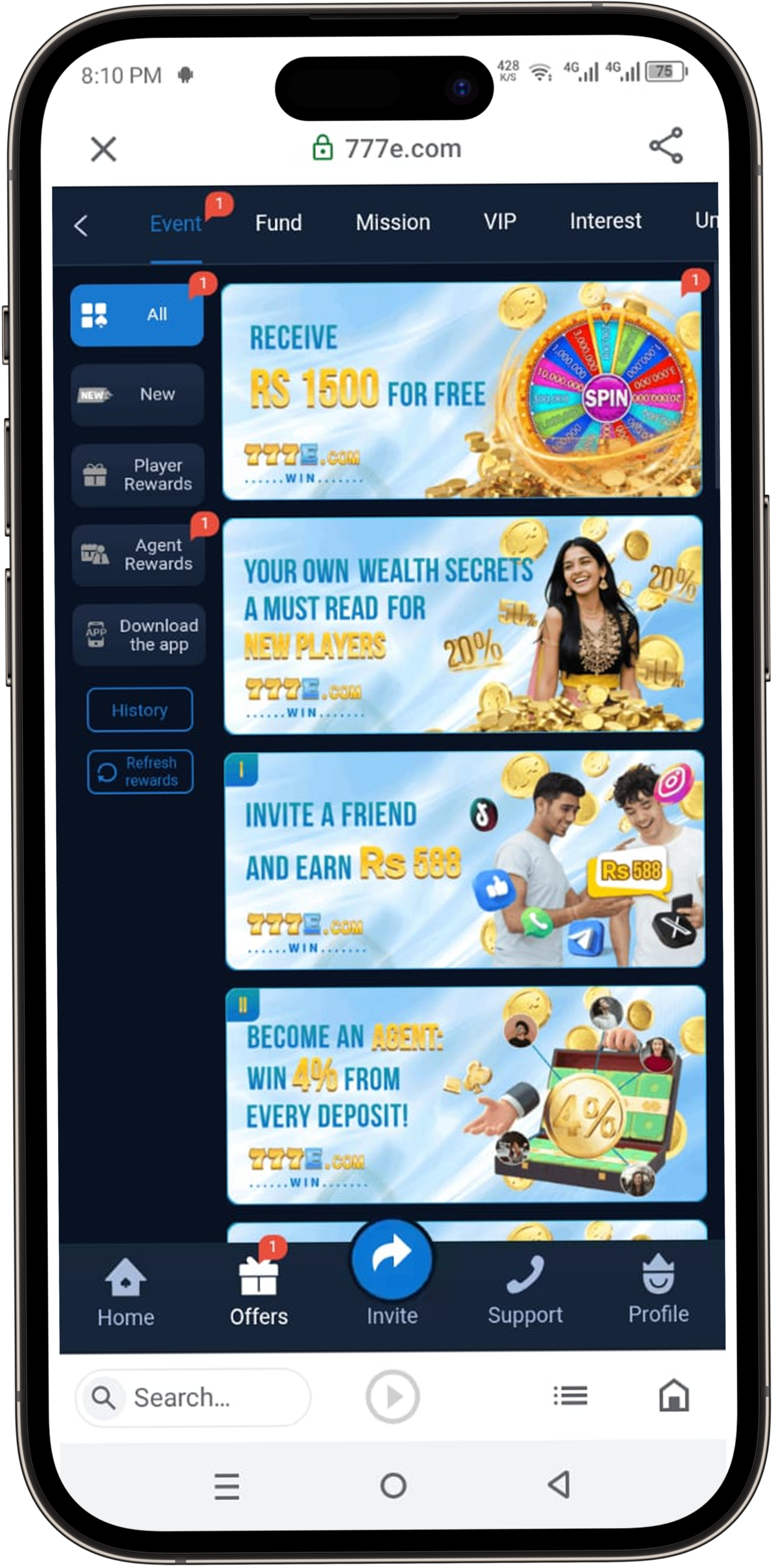 777E Game Download APK 2026 – Best Earning App for Android 4
