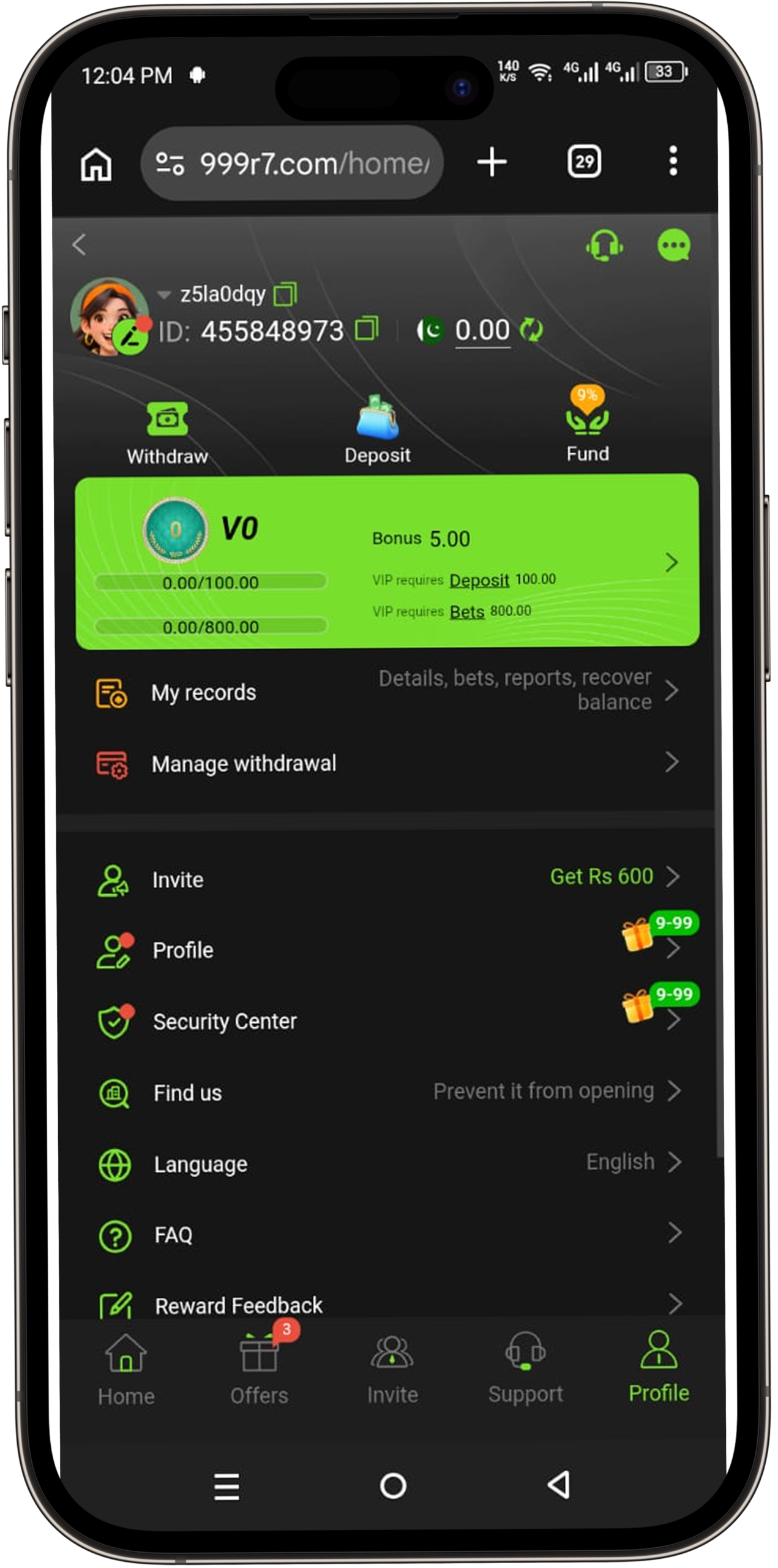 999R Game Download Latest Real Money Earning APK in Pakistan (2026 Guide) 5