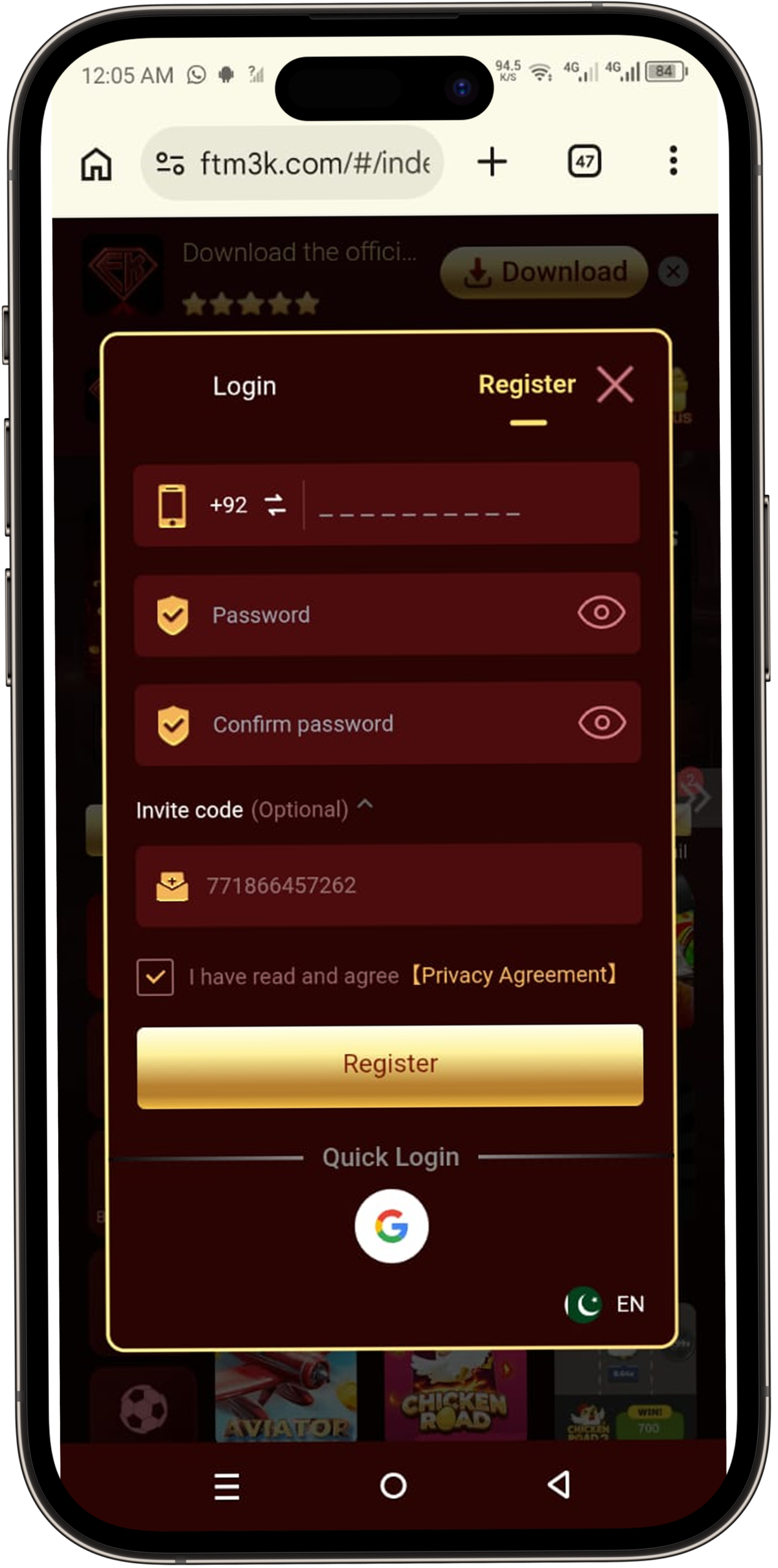 EK77 Game Download APK Real Money Earning App for Android in Pakistan 2026 2