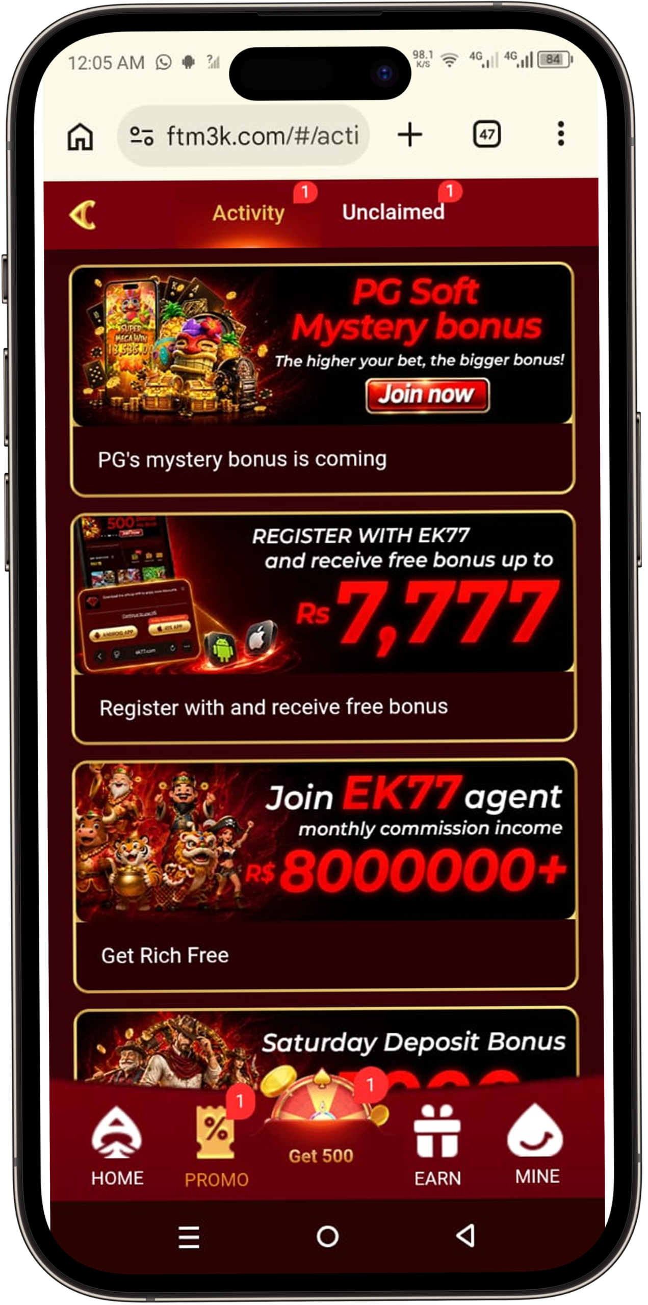 EK77 Game Download APK Real Money Earning App for Android in Pakistan 2026 4