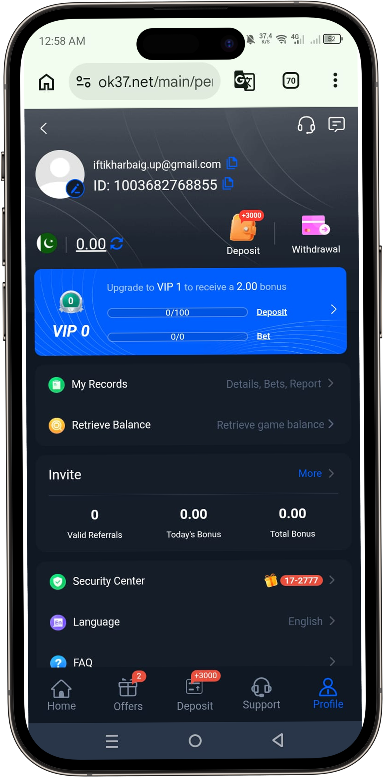 OK37 Game Download APK (New Earning App) in Pakistan 2026 4