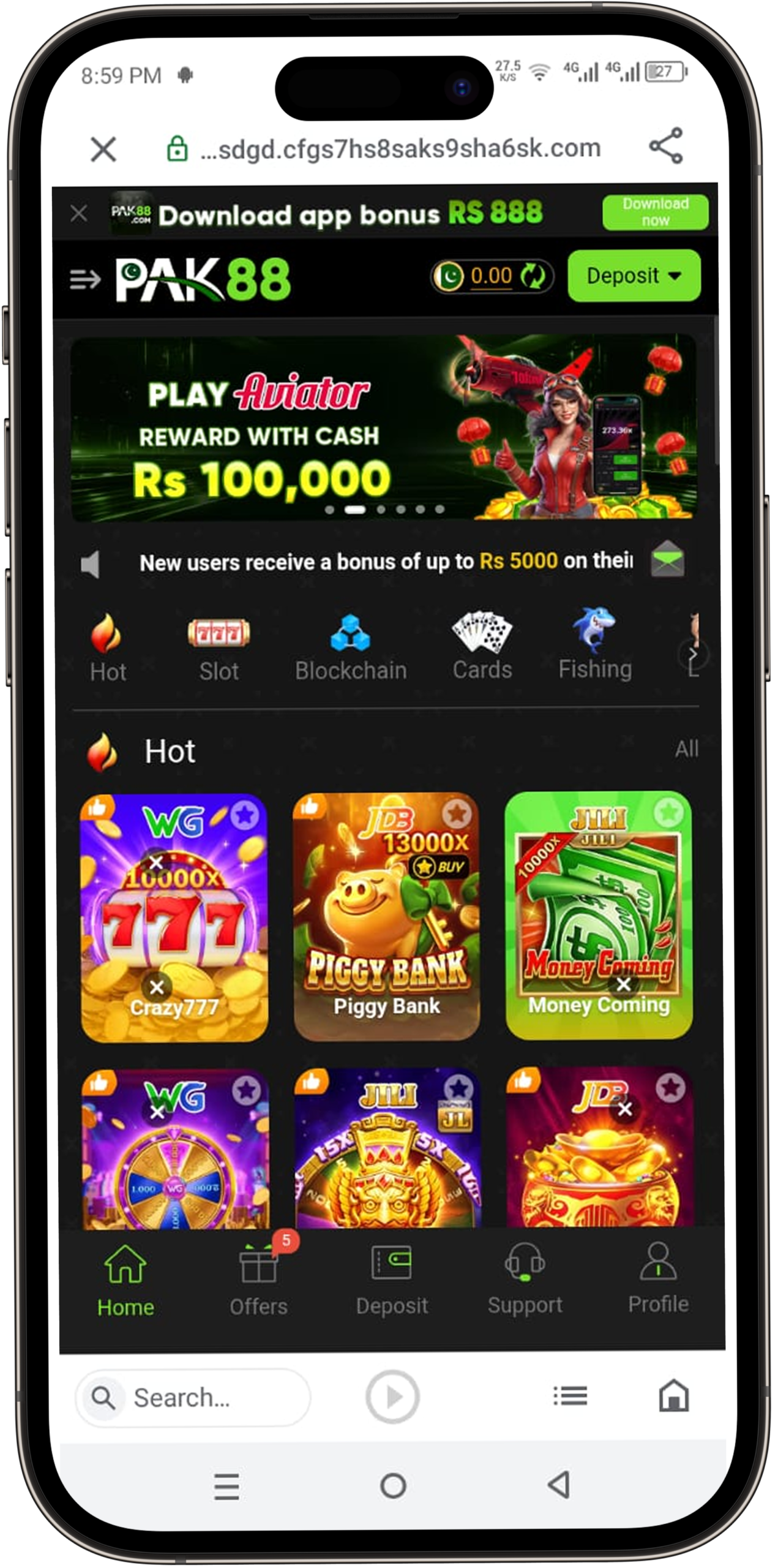 PAK88 Game Download APK Real Earning App in Pakistan (2026) 3