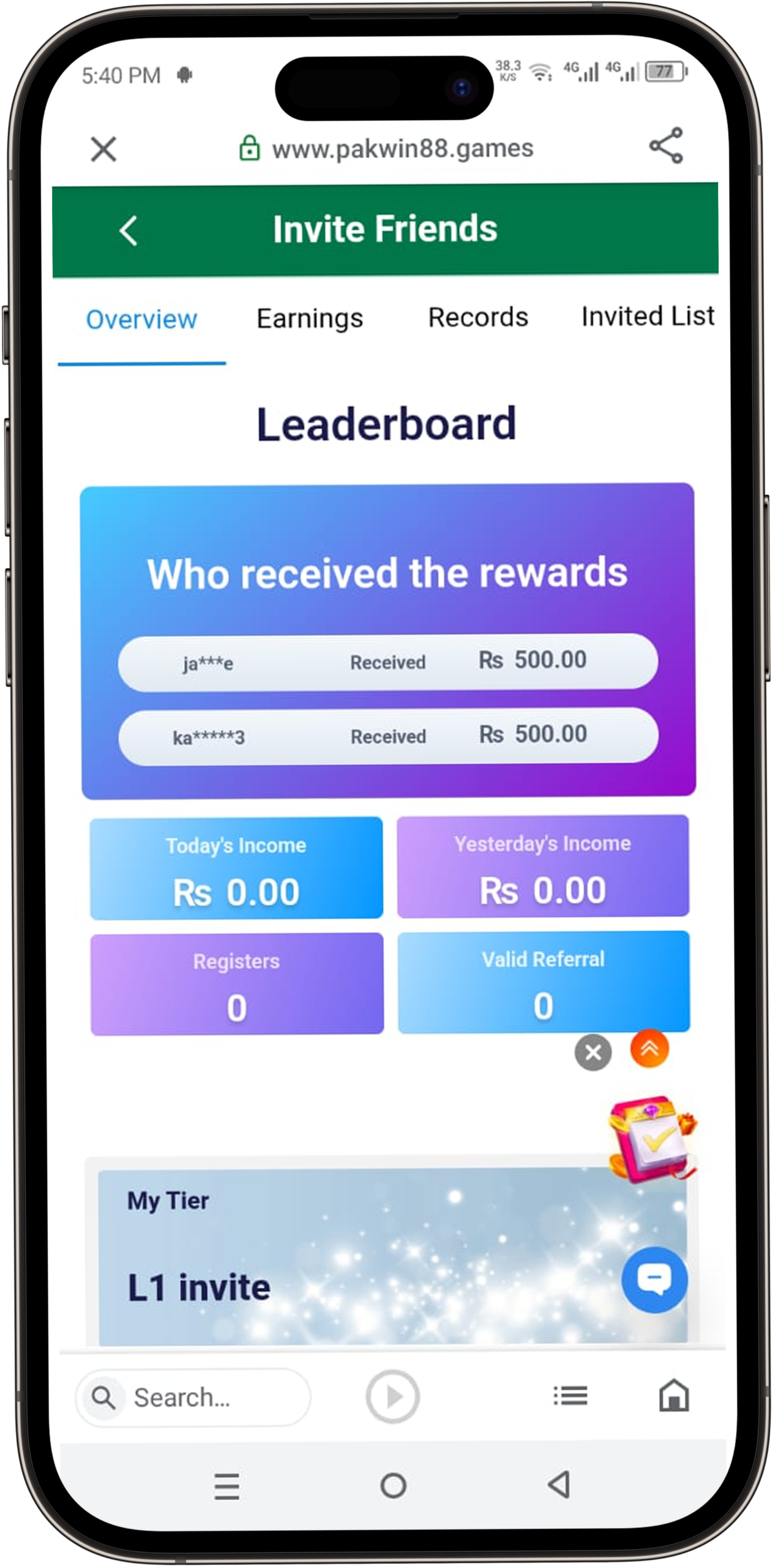 PakWin88 Game Download APK – Real Earning App for Android in Pakistan 2026 4