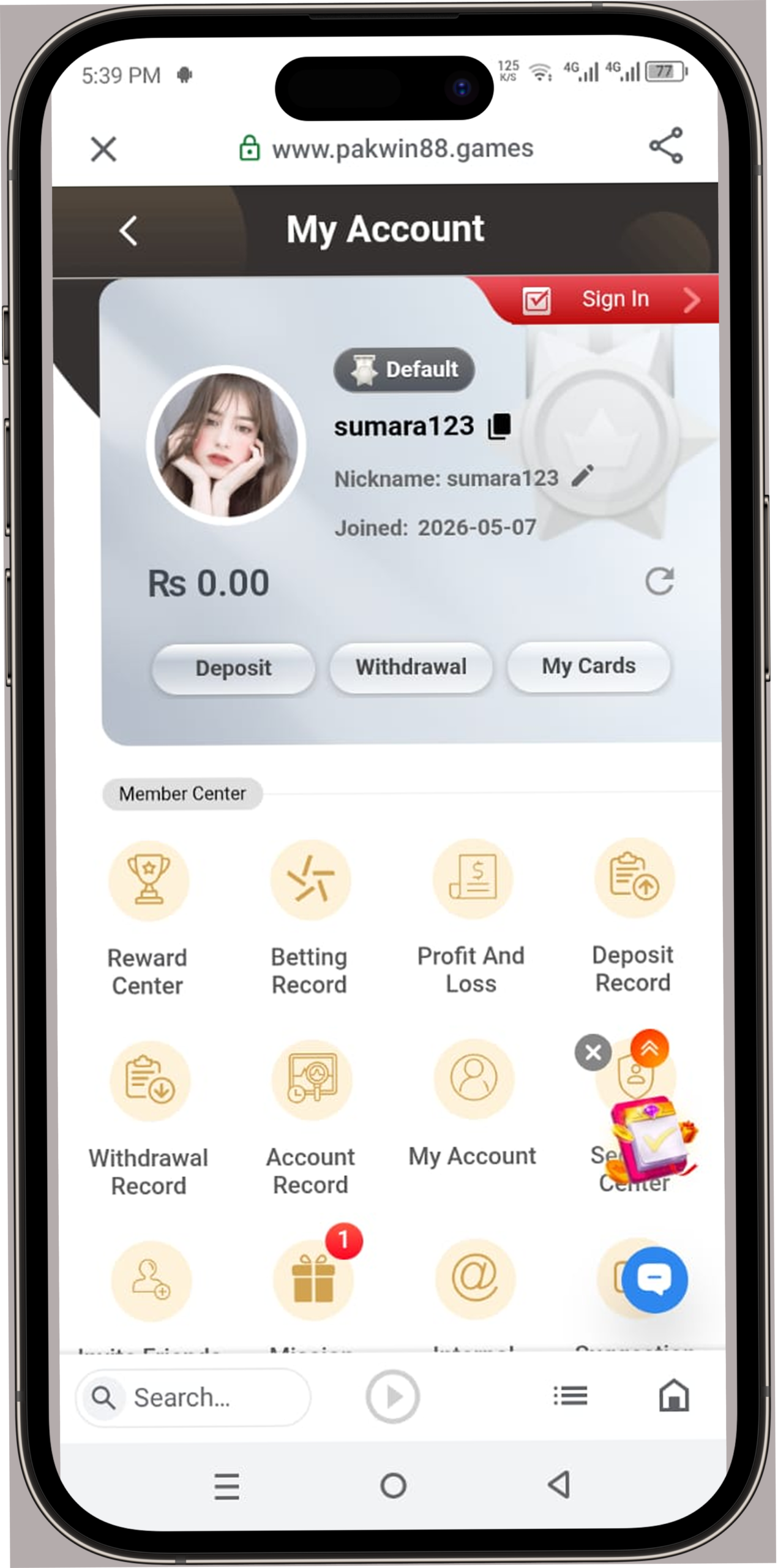 PakWin88 Game Download APK – Real Earning App for Android in Pakistan 2026 5
